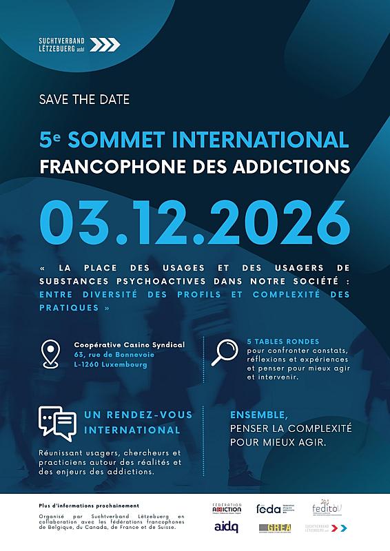 5 ème Sommet International Francophone des addictions-3 décembre 2026