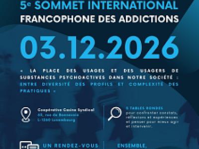 5 ème Sommet International Francophone des addictions-3 décembre 2026