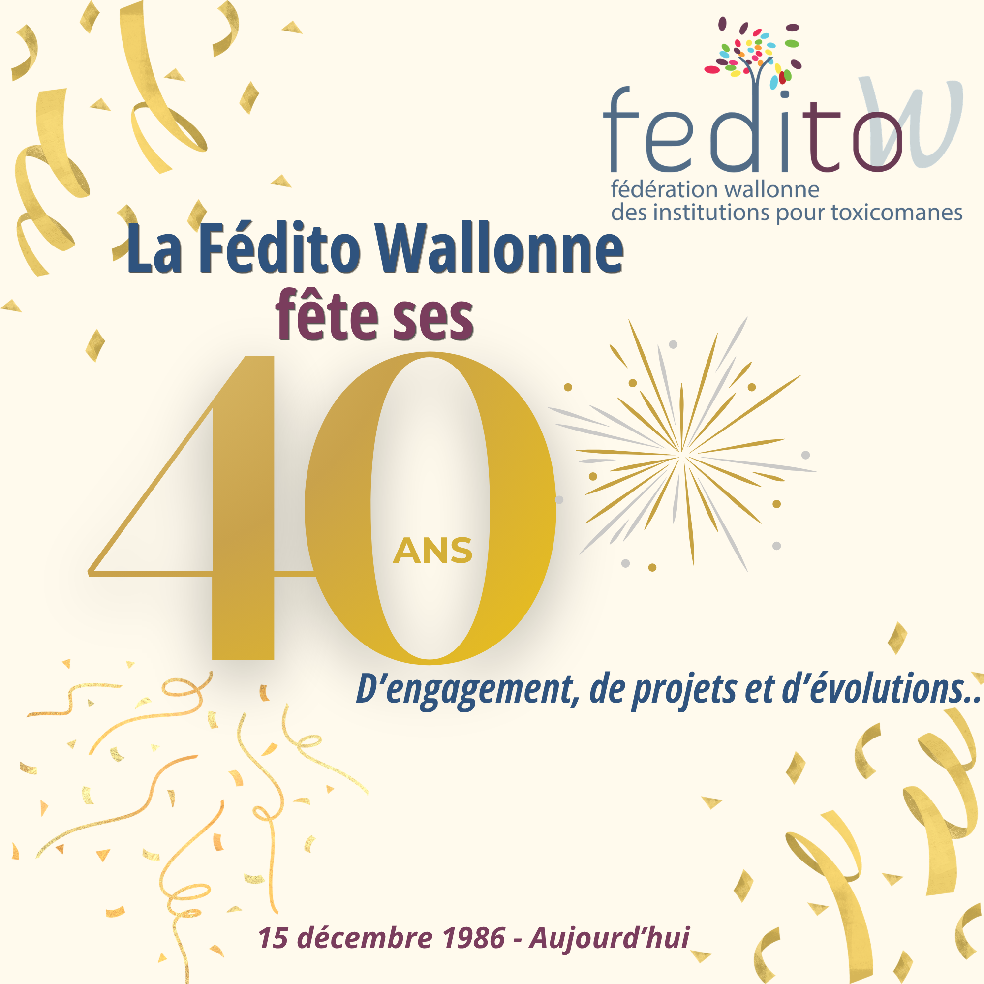 La Fédito fête ses 40 ans !