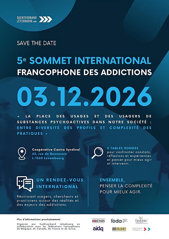 5 ème Sommet International Francophone des addictions-3 décembre 2026