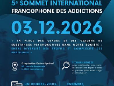 5 ème Sommet International Francophone des addictions-3 décembre 2026